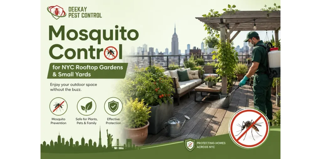 Mosquito Control for NYC Rooftop Gardens & Small Yards